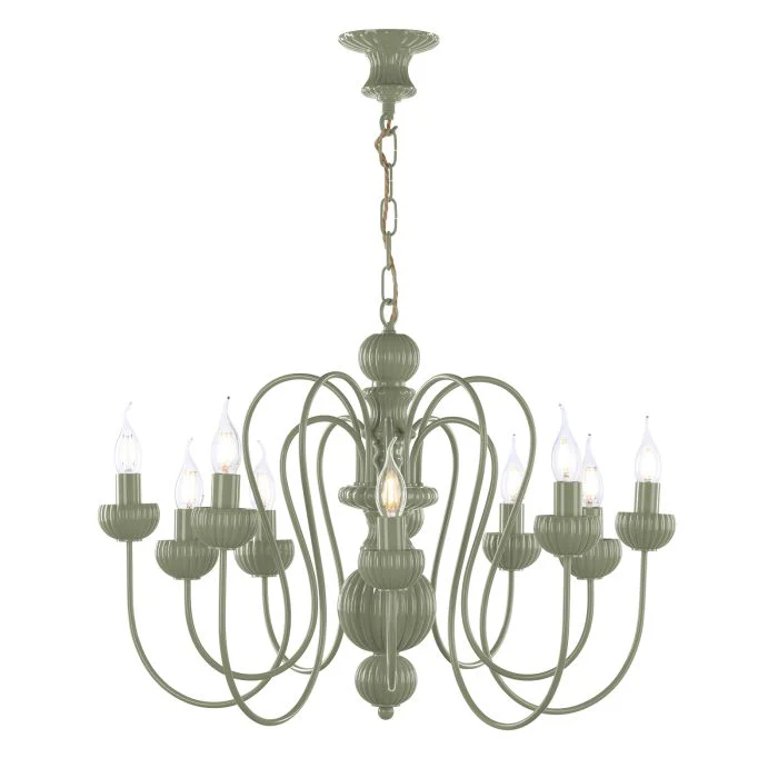 Zhivago 10 Light Armed Pendant  Fitting Only - Various Finishes - Image 11