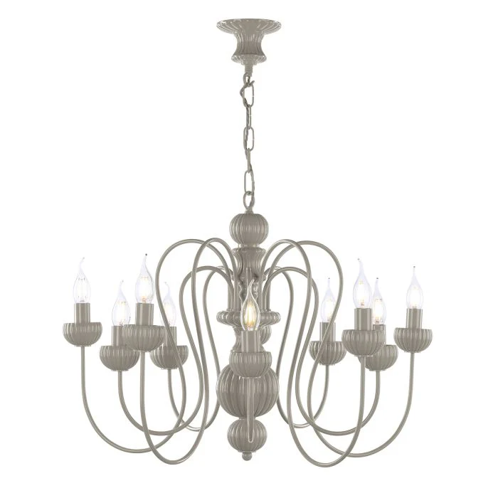 Zhivago 10 Light Armed Pendant  Fitting Only - Various Finishes - Image 12