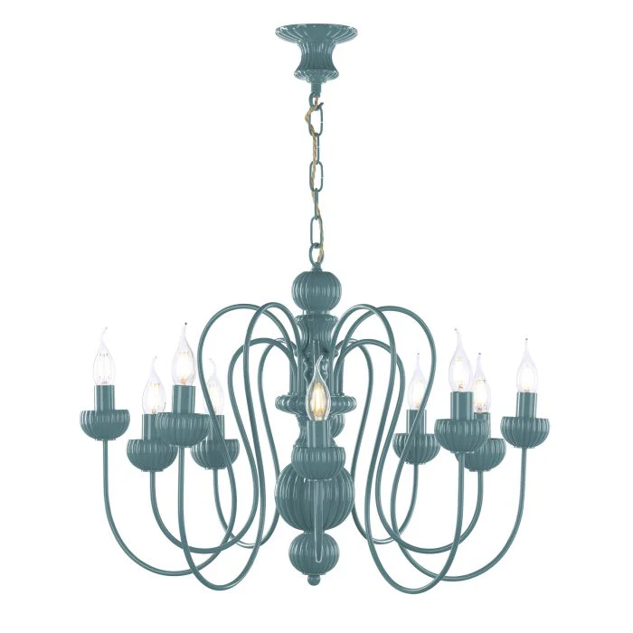 Zhivago 10 Light Armed Pendant  Fitting Only - Various Finishes - Image 13