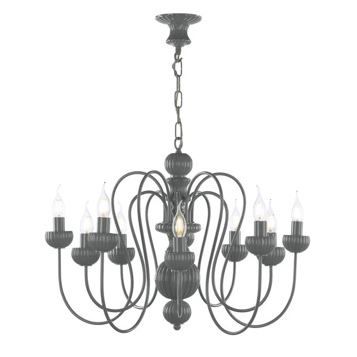 Zhivago 10 Light Armed Pendant  Fitting Only - Various Finishes - Image 15