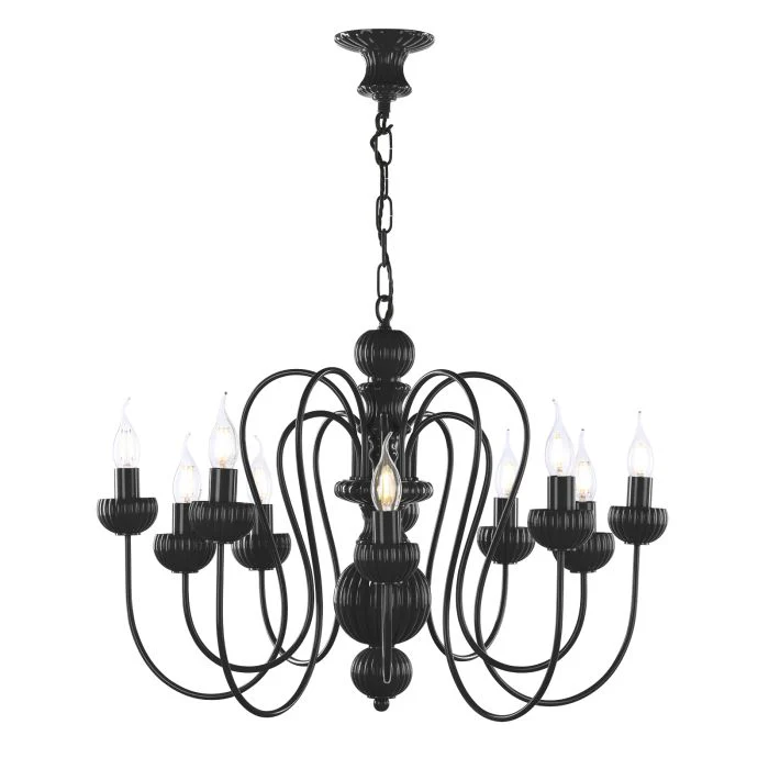 Zhivago 10 Light Armed Pendant  Fitting Only - Various Finishes - Image 17