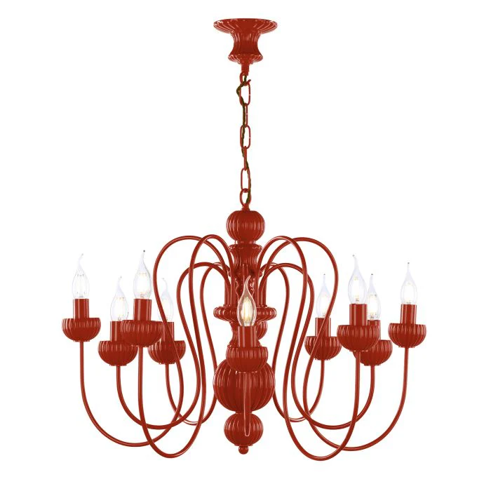 Zhivago 10 Light Armed Pendant  Fitting Only - Various Finishes - Image 18