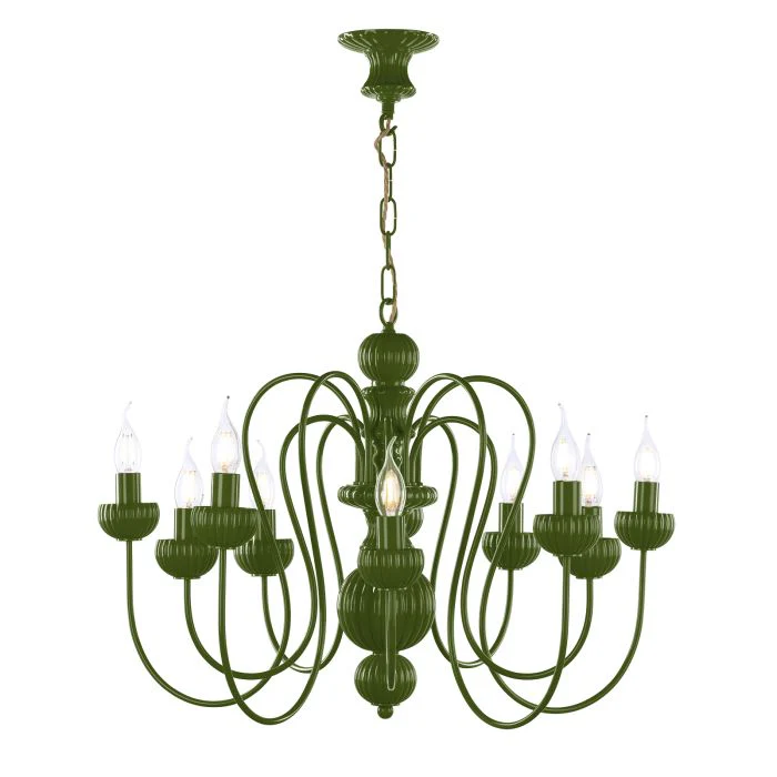 Zhivago 10 Light Armed Pendant  Fitting Only - Various Finishes - Image 19