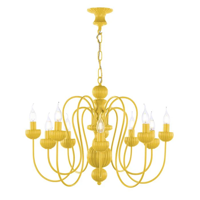 Zhivago 10 Light Armed Pendant  Fitting Only - Various Finishes - Image 22