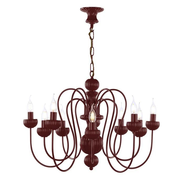 Zhivago 10 Light Armed Pendant  Fitting Only - Various Finishes - Image 24