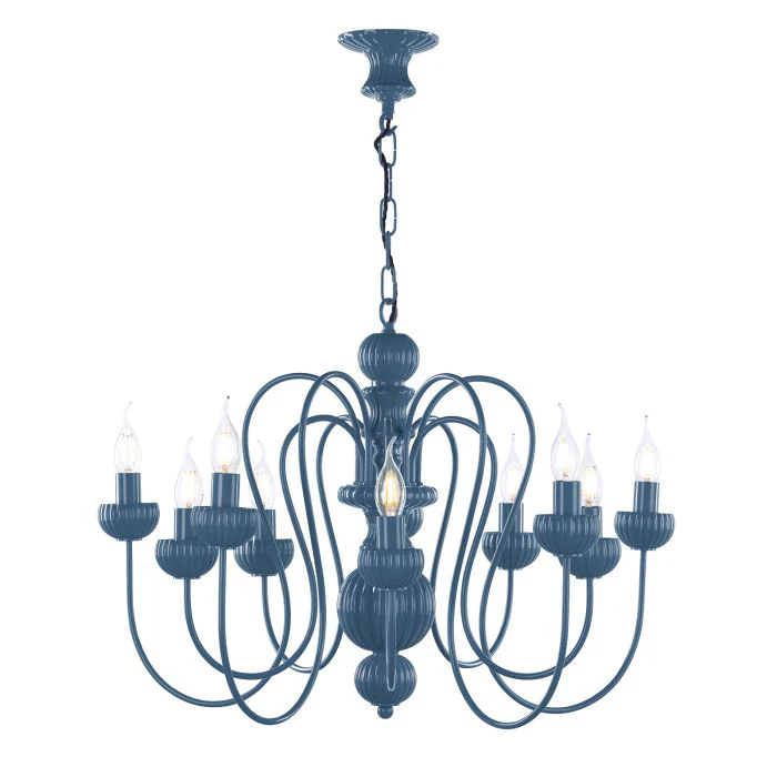 Zhivago 10 Light Armed Pendant  Fitting Only - Various Finishes - Image 25
