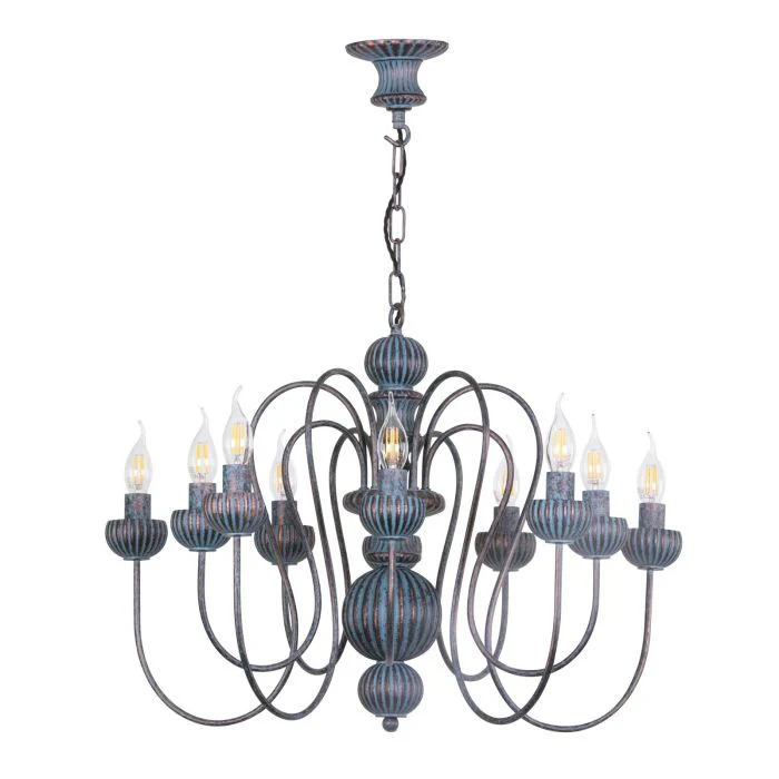 Zhivago 10 Light Armed Pendant  Fitting Only - Various Finishes - Image 5