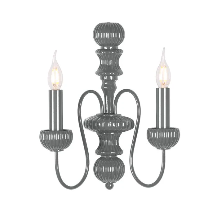 Zhivago 2 Light Wall Light Bespoke Bracket Only - Image 11