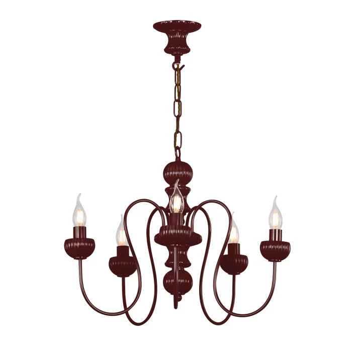 Zhivago 5 Light Armed Pendant Bespoke Fitting Only- Various Colours - Image 3