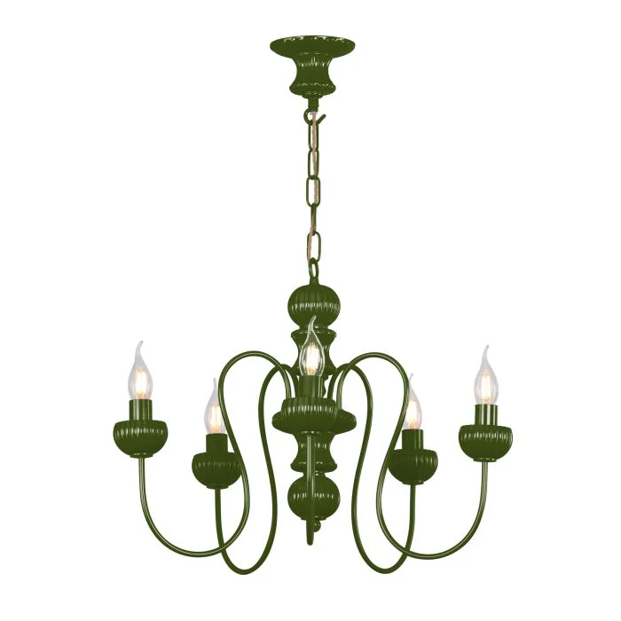 Zhivago 5 Light Armed Pendant Bespoke Fitting Only- Various Colours - Image 6