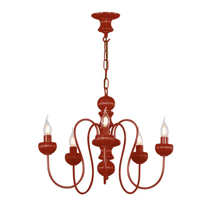 Zhivago 5 Light Armed Pendant Bespoke Fitting Only- Various Colours - Image 7