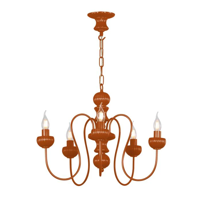 Zhivago 5 Light Armed Pendant Bespoke Fitting Only- Various Colours - Image 9
