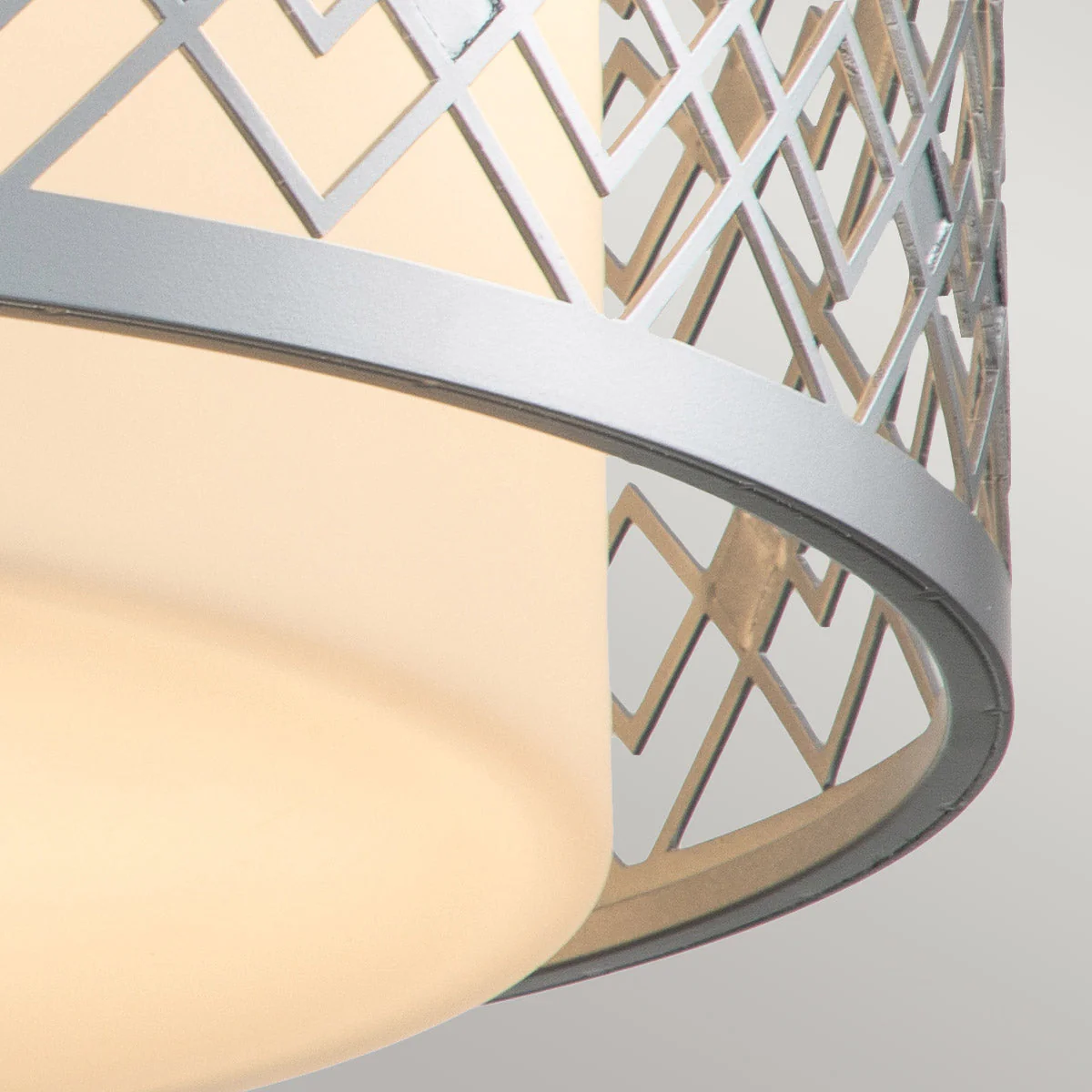 Ziggy 2lt Medium Flush - Lacquered Gold/ Lacquered Silver - Image 12