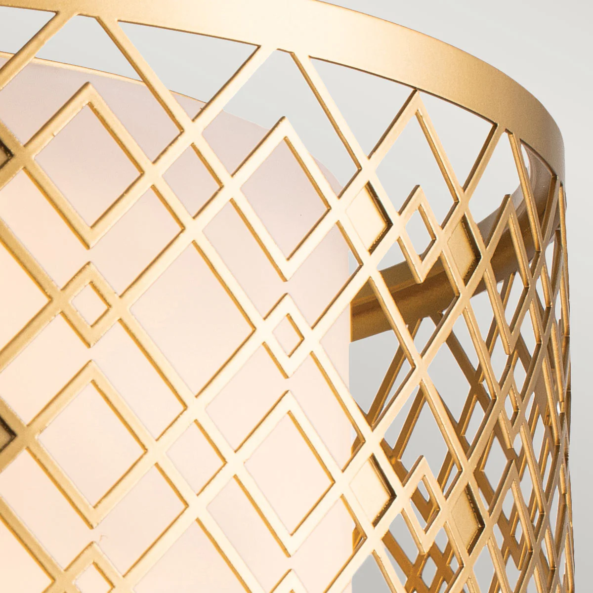 Ziggy 2lt Medium Flush - Lacquered Gold/ Lacquered Silver - Image 3