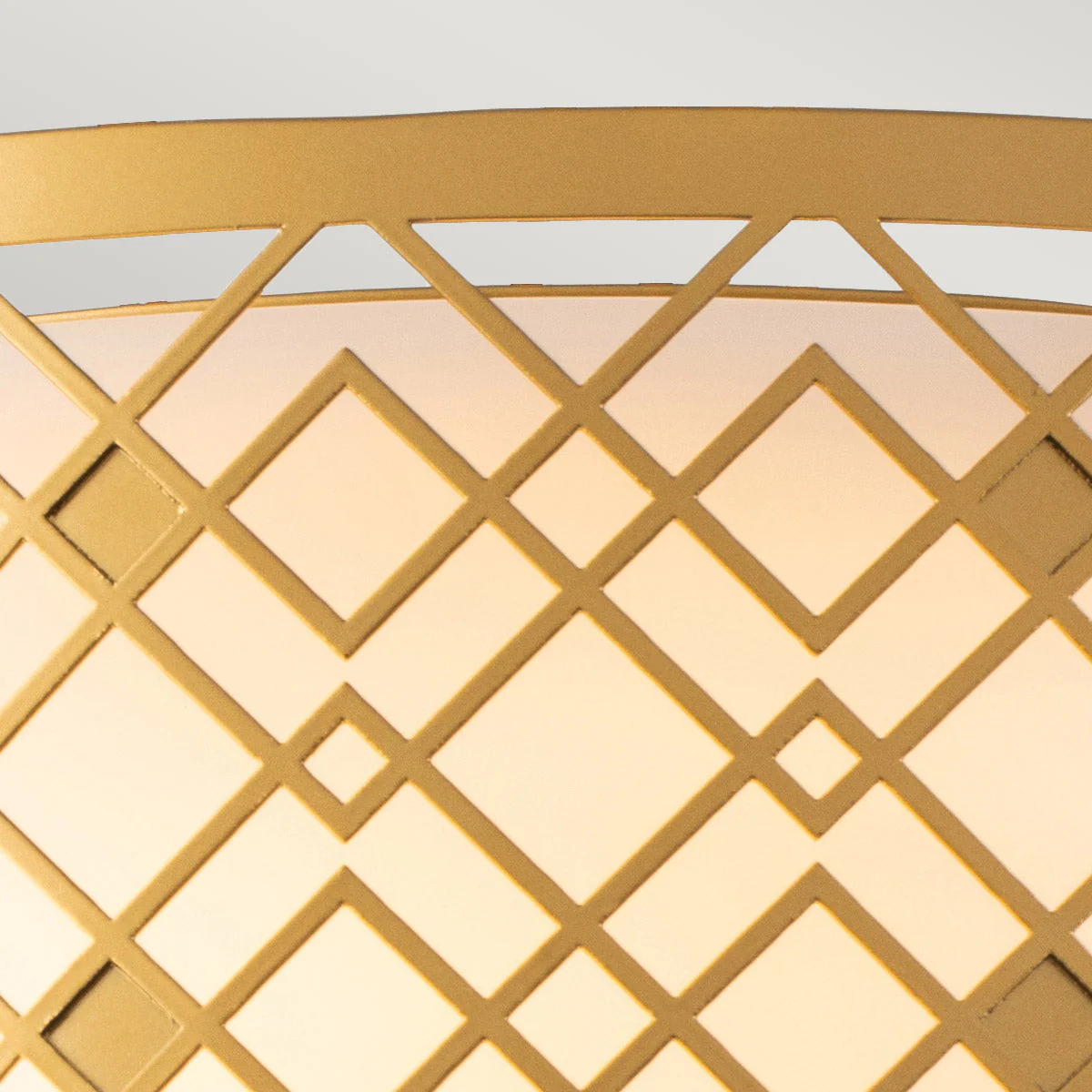 Ziggy 2lt Medium Flush - Lacquered Gold/ Lacquered Silver - Image 6