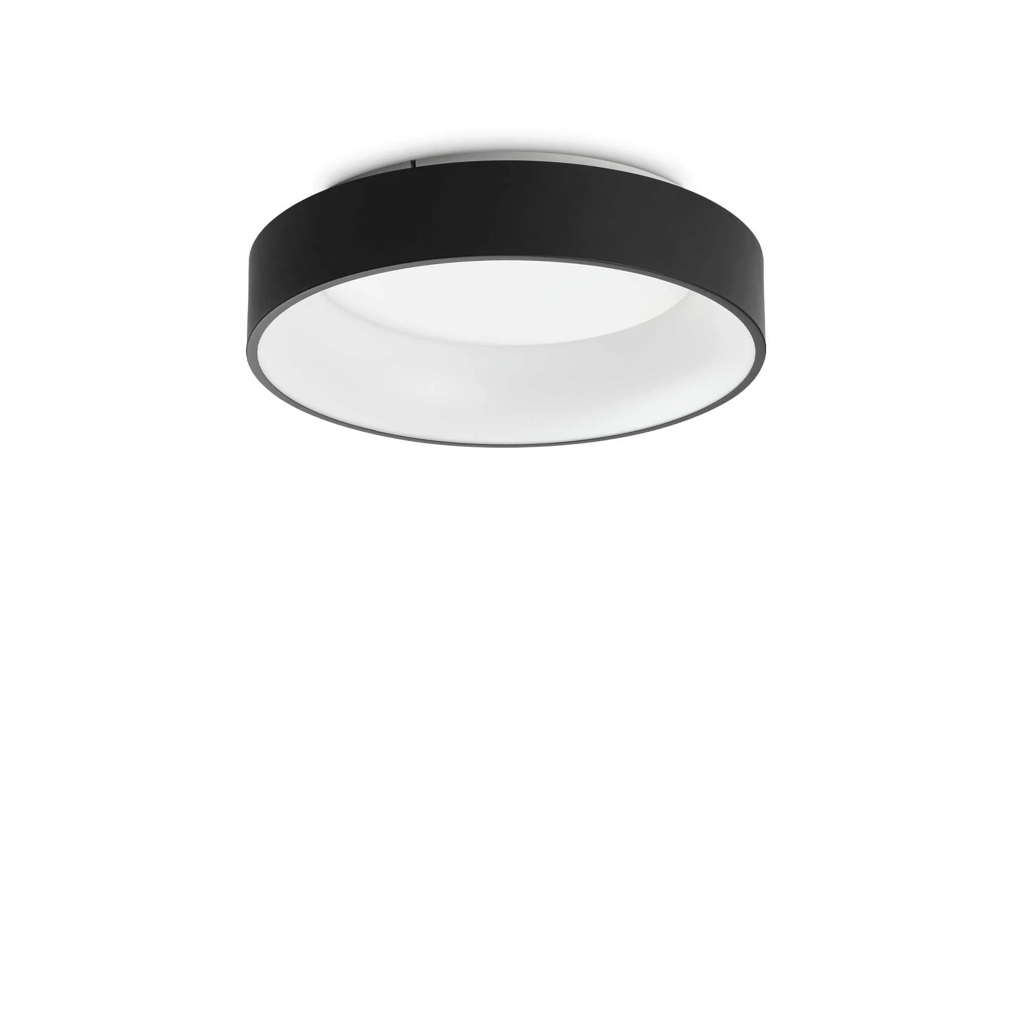 Ziggy Flush LED Ceiling Light - White/Black Finish - Image 4