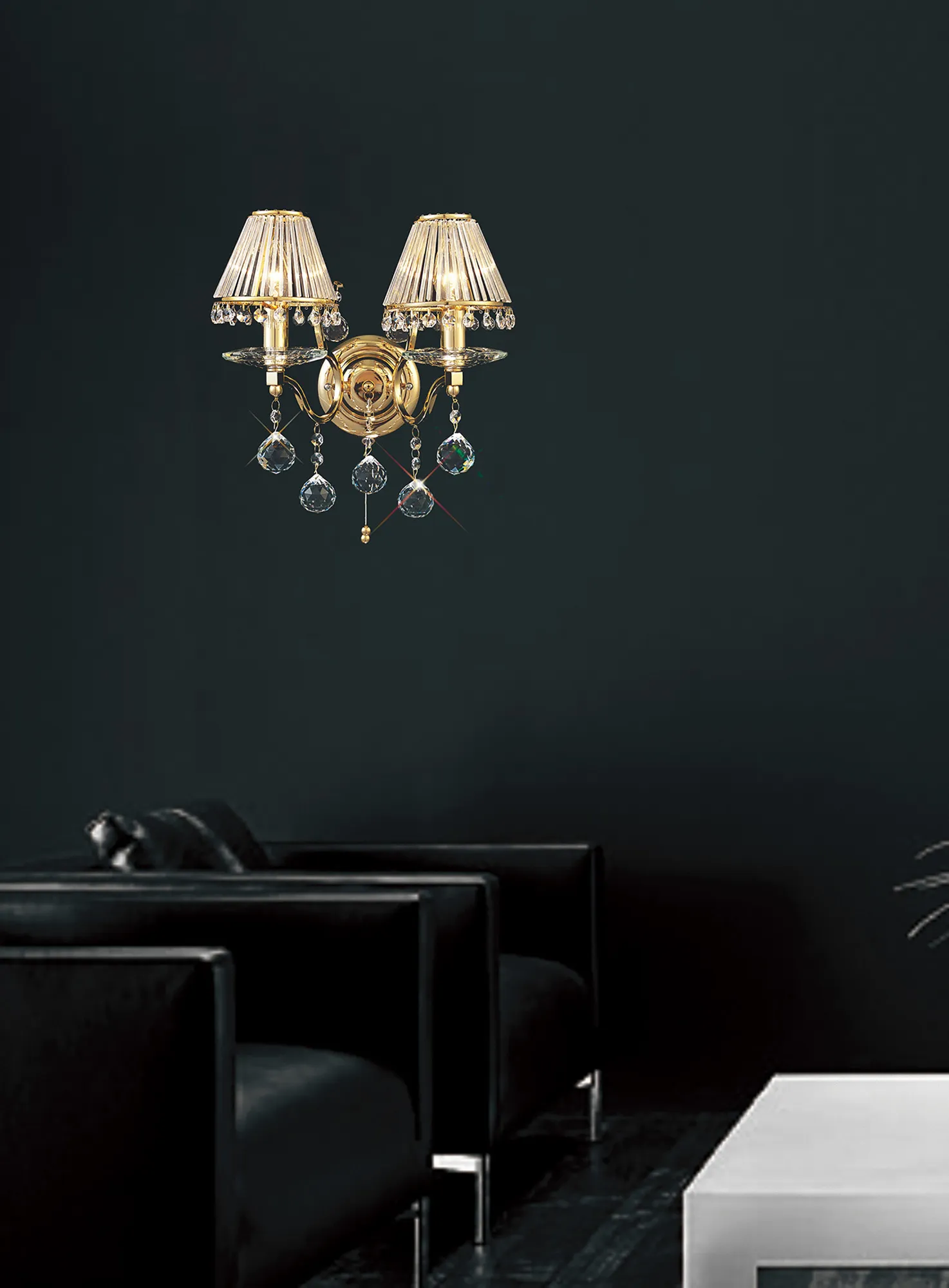 Zinta 1/2Lt Wall Lamp E14 Switched- Various Finishes - Image 25