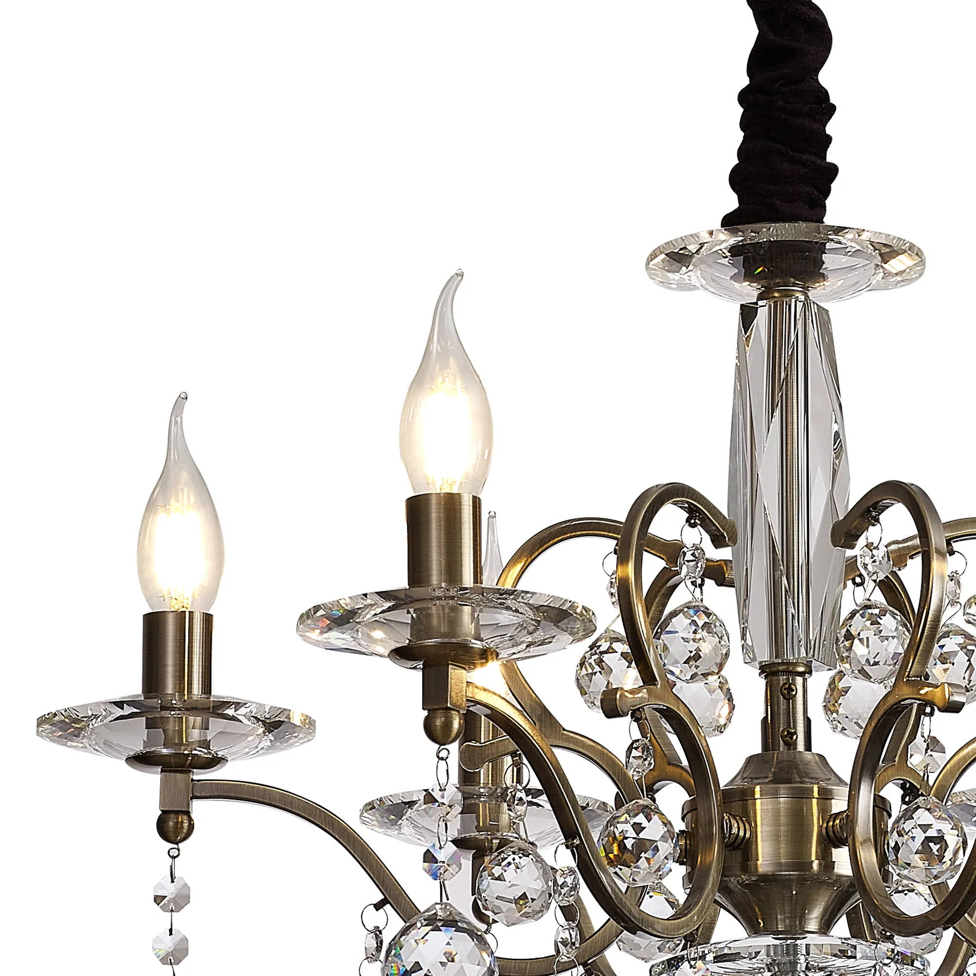 Zinta 4/6 Light Pendant - Various Finishes - Image 10