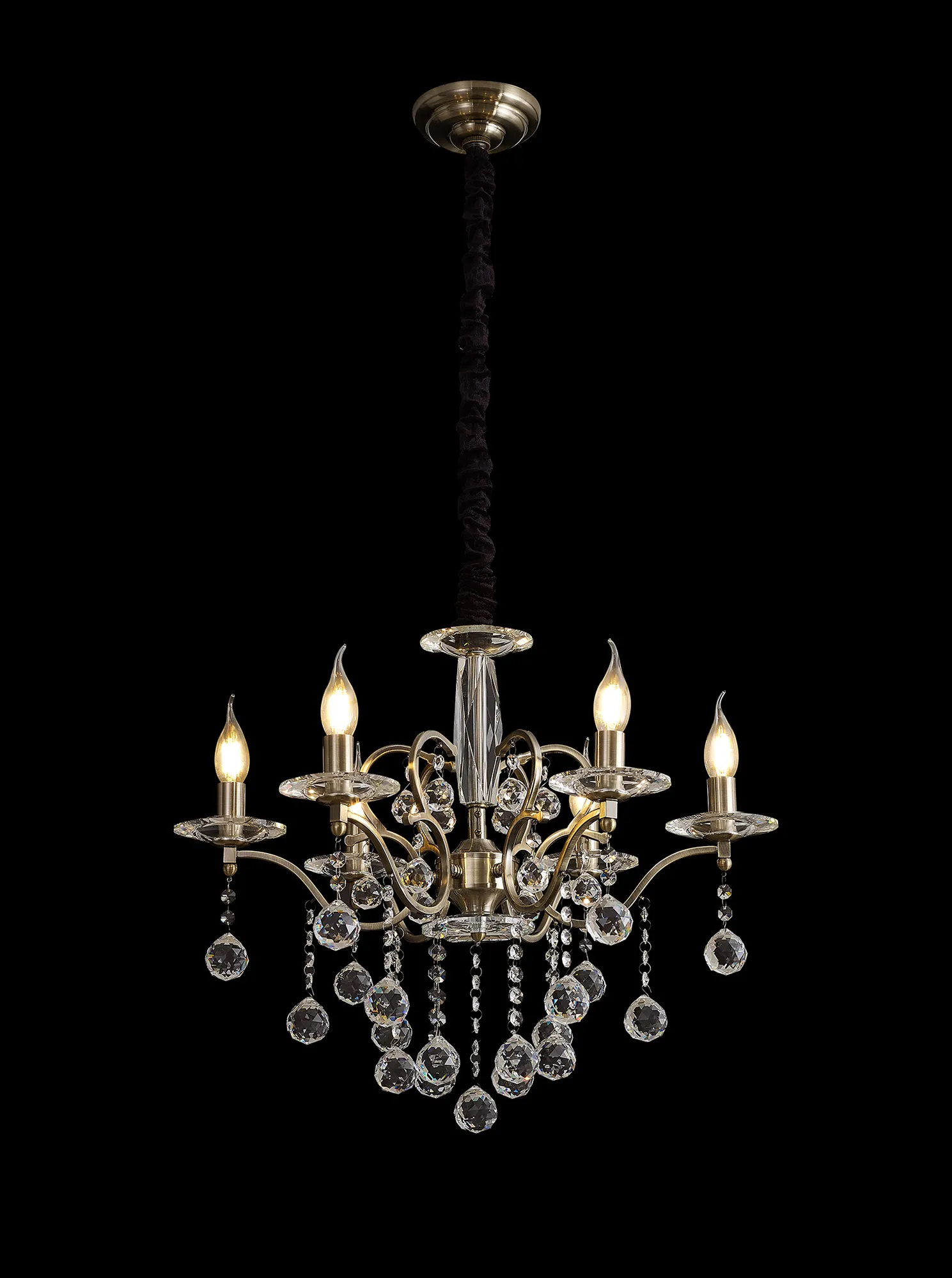 Zinta 4/6 Light Pendant - Various Finishes - Image 11