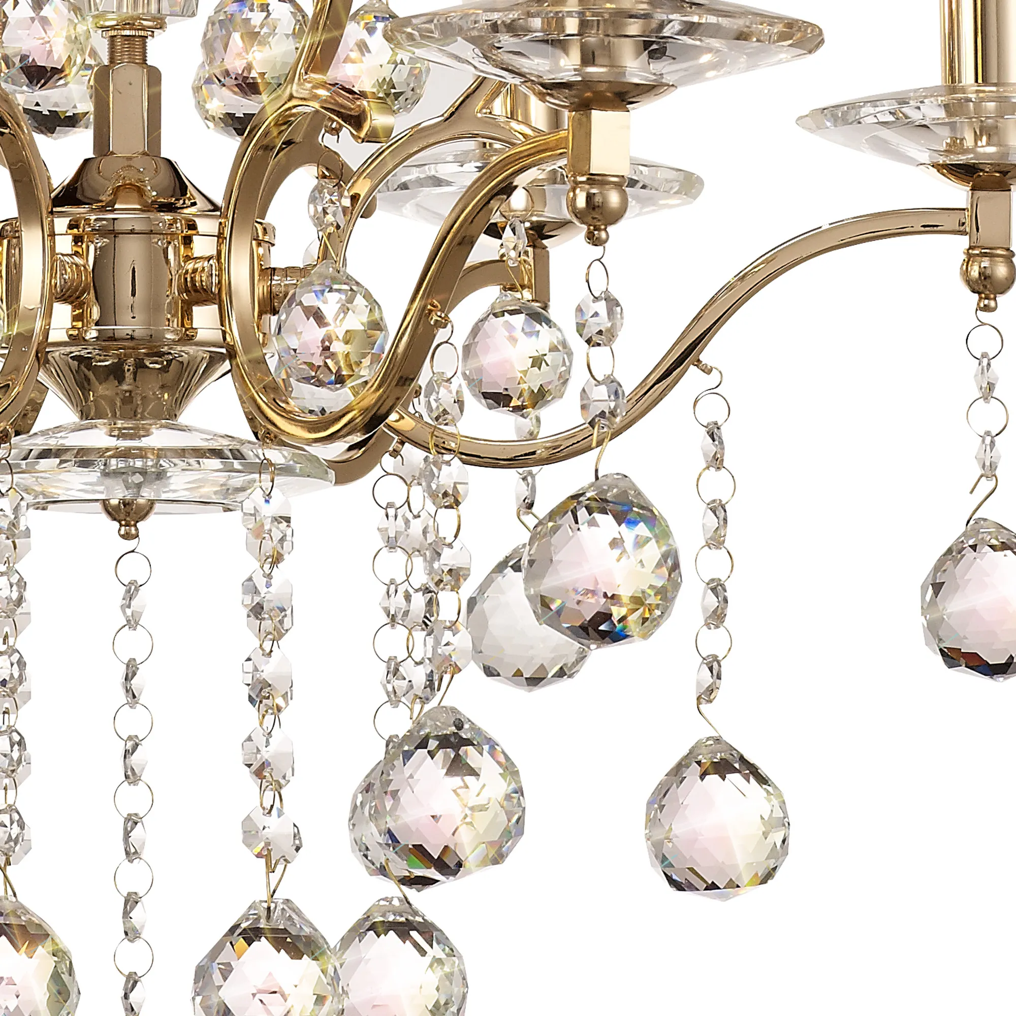 Zinta 4/6 Light Pendant - Various Finishes - Image 13