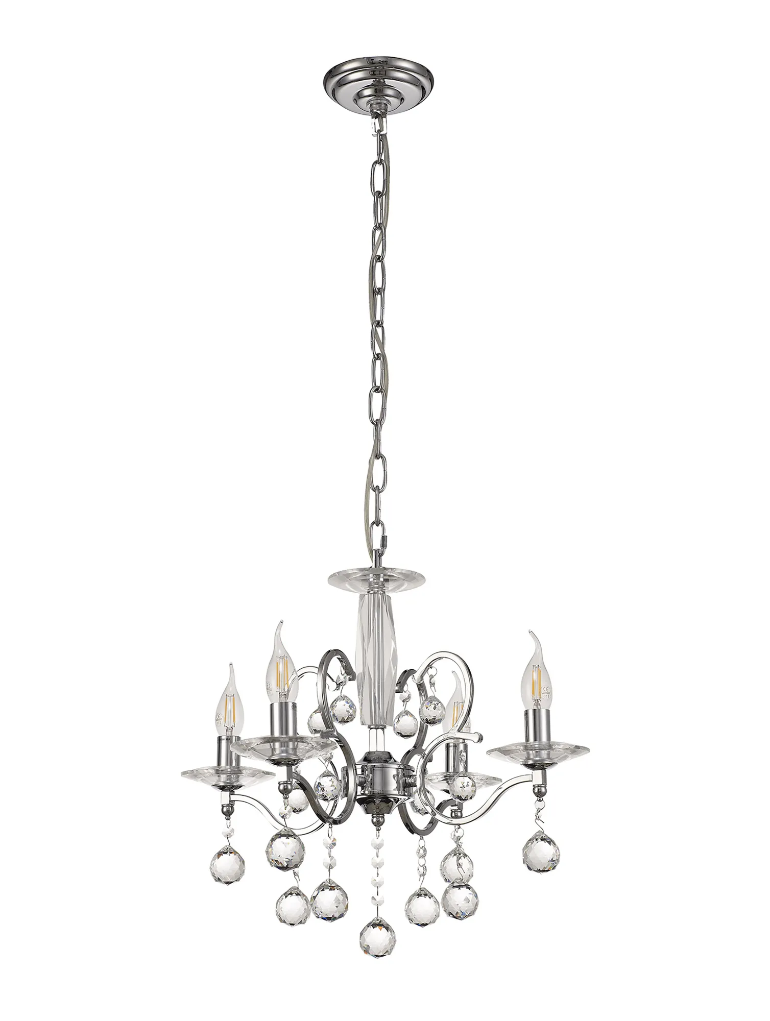 Zinta 4/6 Light Pendant - Various Finishes - Image 14