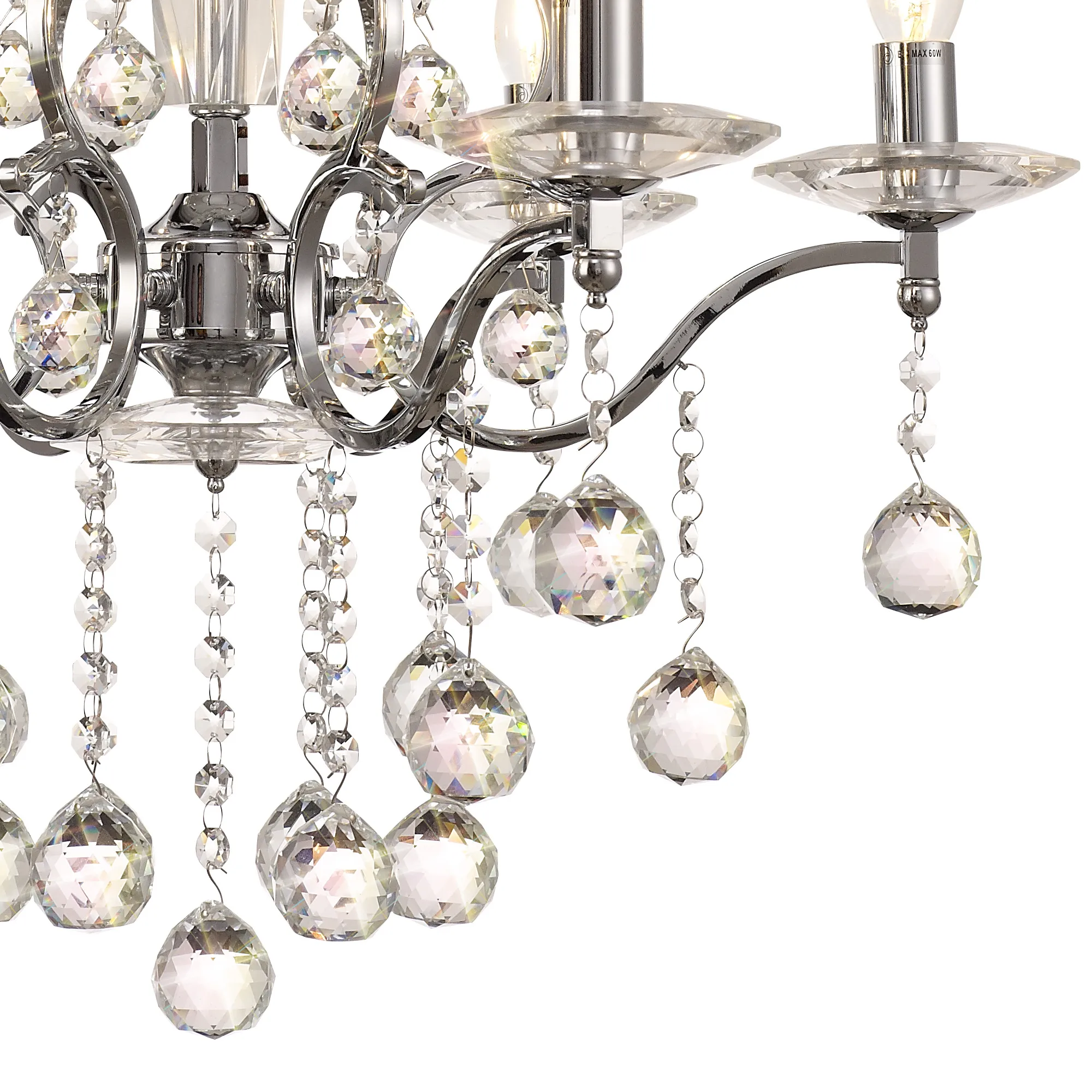 Zinta 4/6 Light Pendant - Various Finishes - Image 16