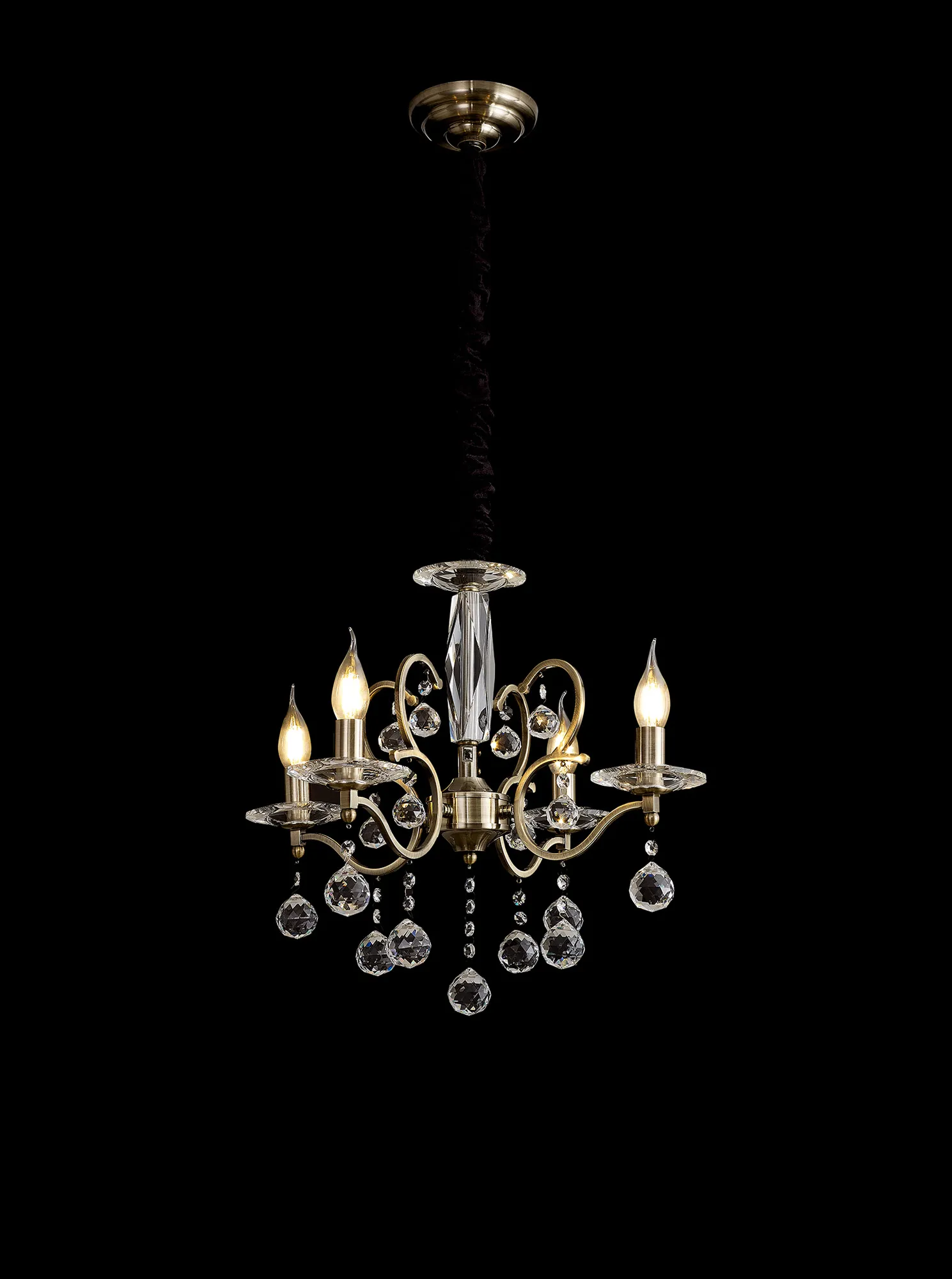Zinta 4/6 Light Pendant - Various Finishes - Image 22