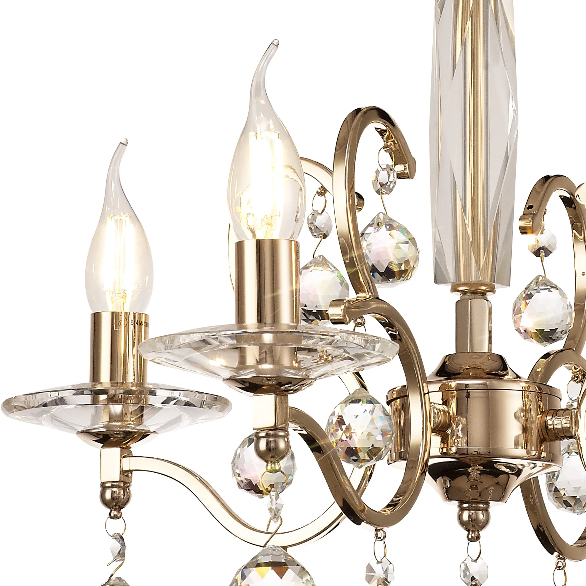 Zinta 4/6 Light Pendant - Various Finishes - Image 26