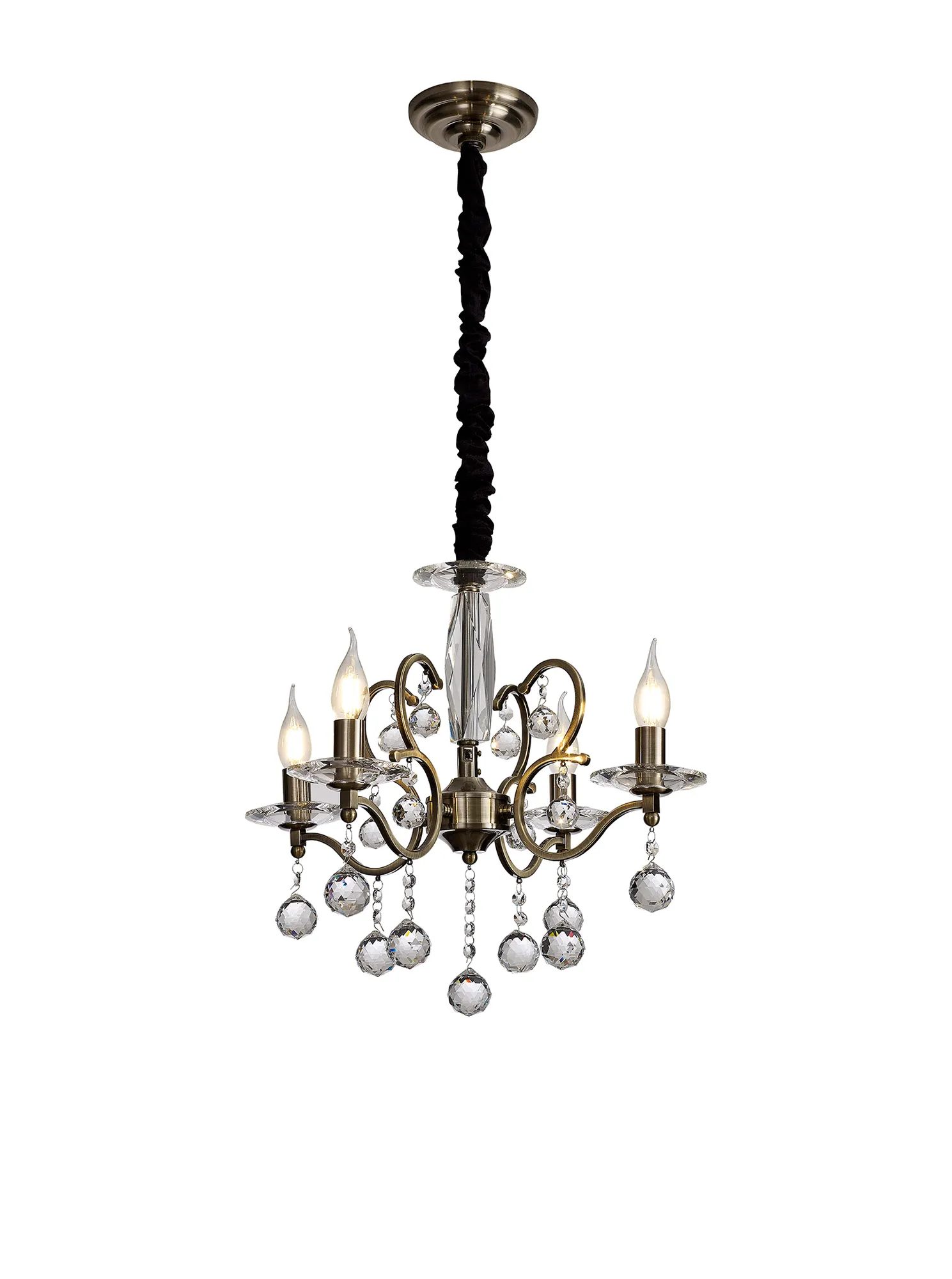 Zinta 4/6 Light Pendant - Various Finishes - Image 3