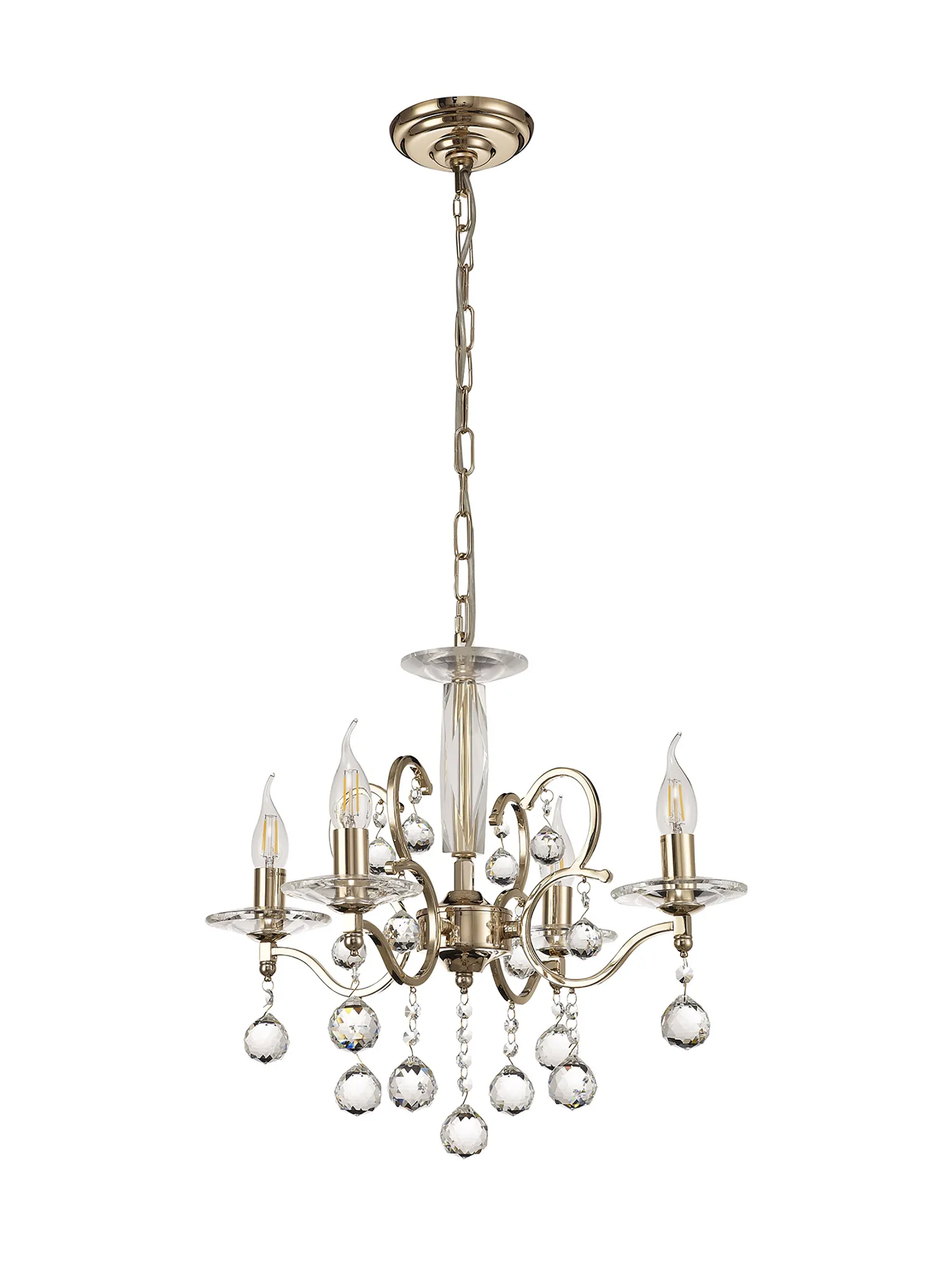 Zinta 4/6 Light Pendant - Various Finishes - Image 30