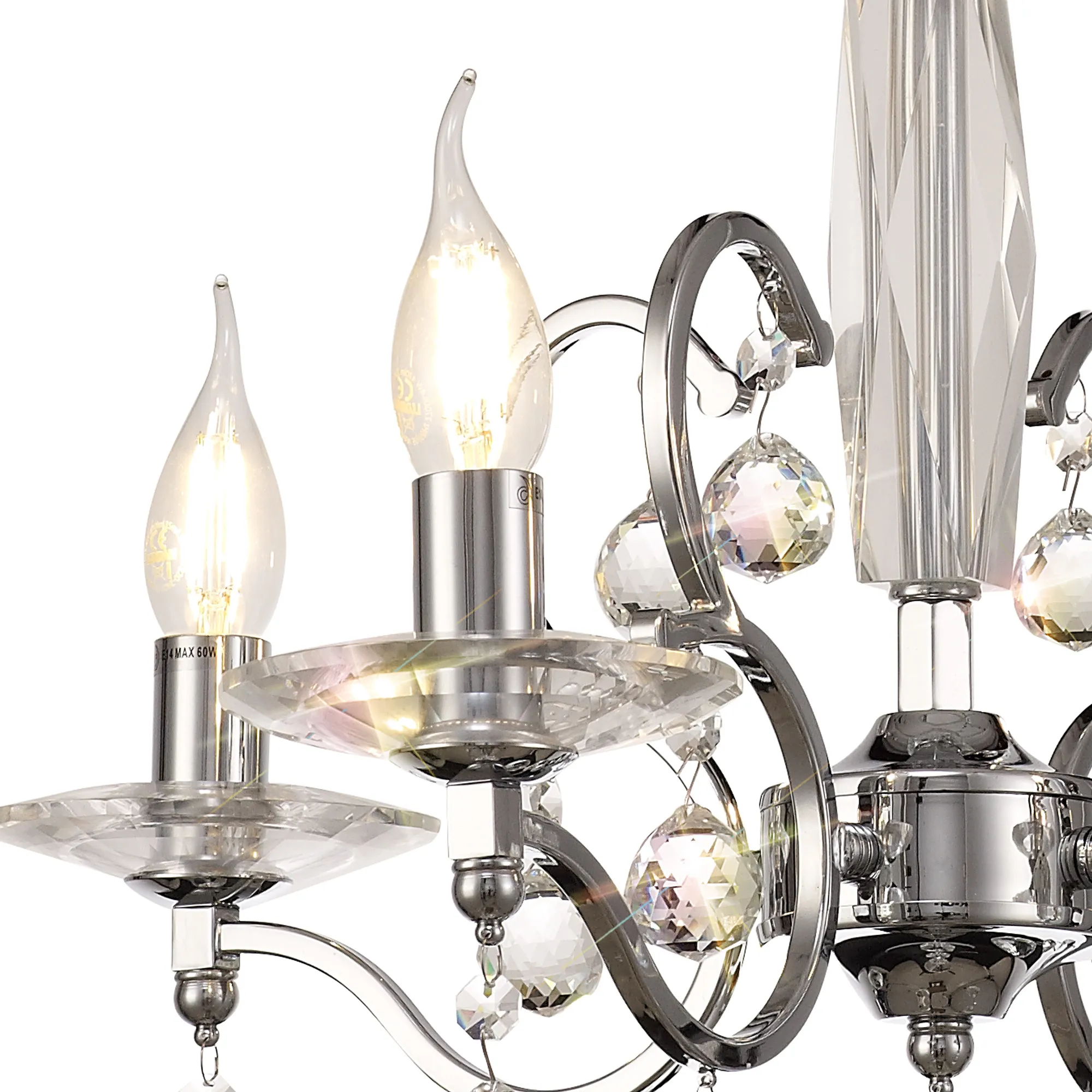 Zinta 4/6 Light Pendant - Various Finishes - Image 35