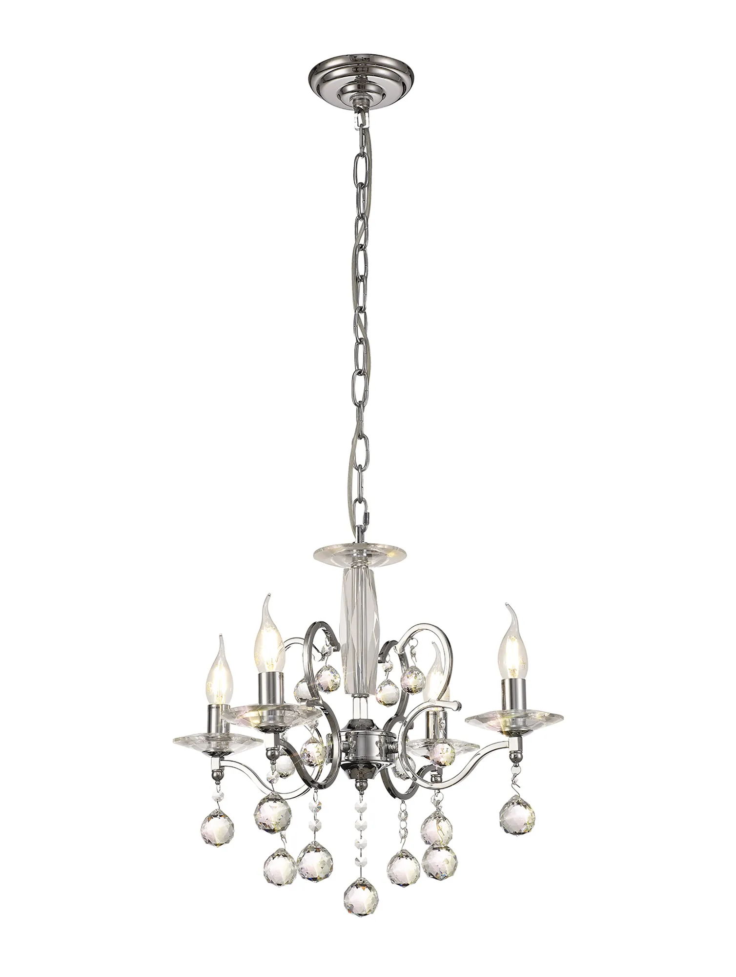 Zinta 4/6 Light Pendant - Various Finishes - Image 5