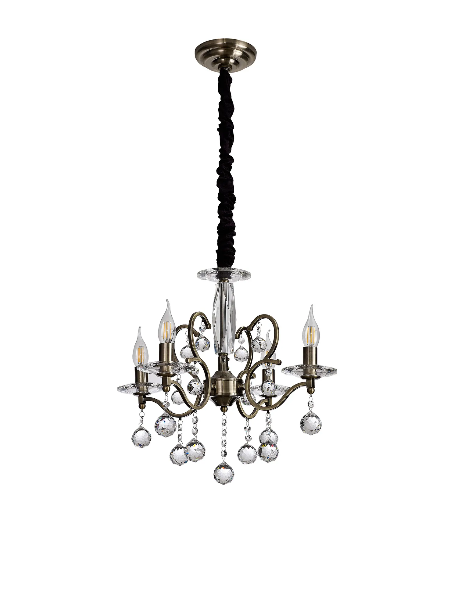 Zinta 4/6 Light Pendant - Various Finishes - Image 8