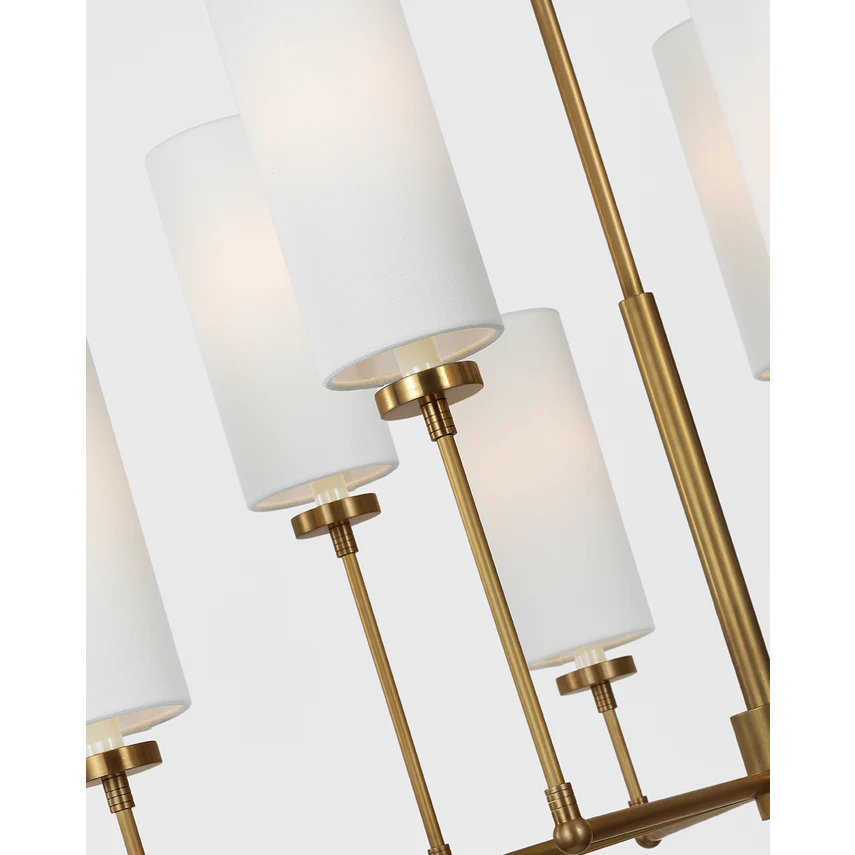 Ziyi Large Chandelier- Bronze/ Nickel/ Brass Finishes - Image 4
