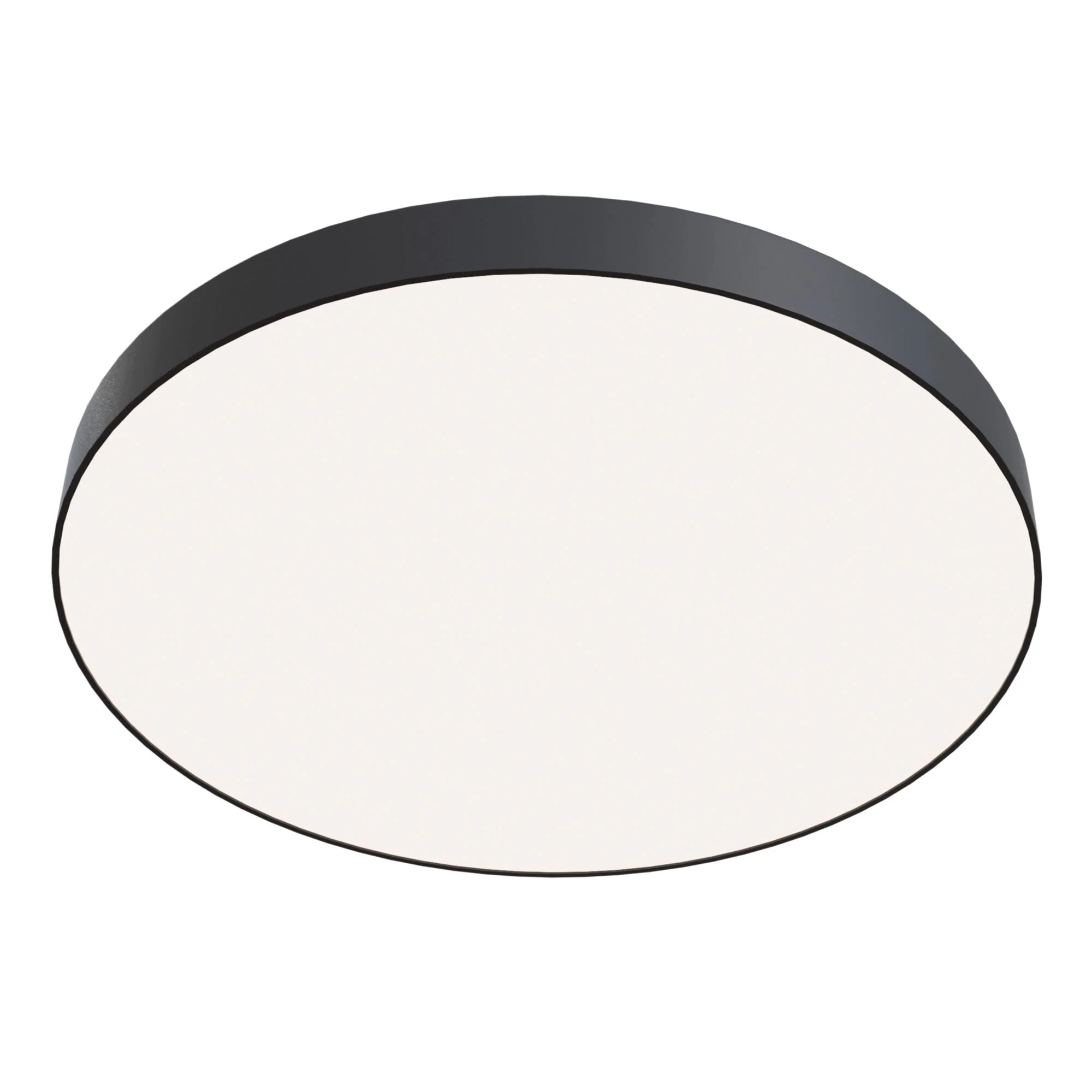 Zon LED Flush Ceiling Light - White/Black Finish - Image 15