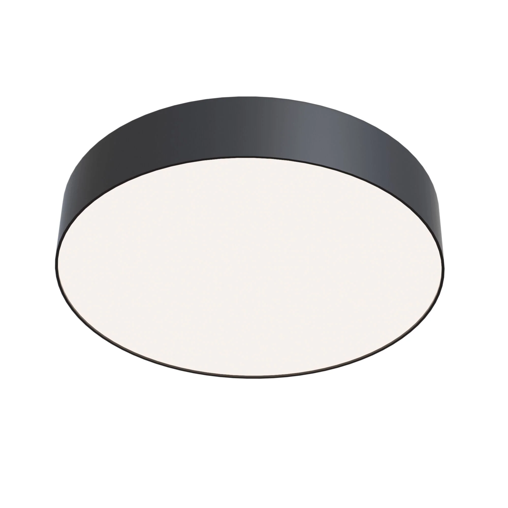 Zon LED Flush Ceiling Light - White/Black Finish - Image 7