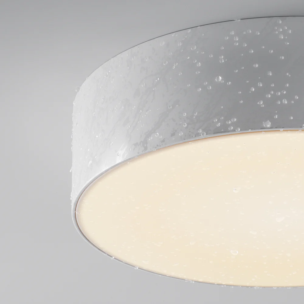 Zon Outdoor Flush Light IP65- Black/ White Finishes - Image 13