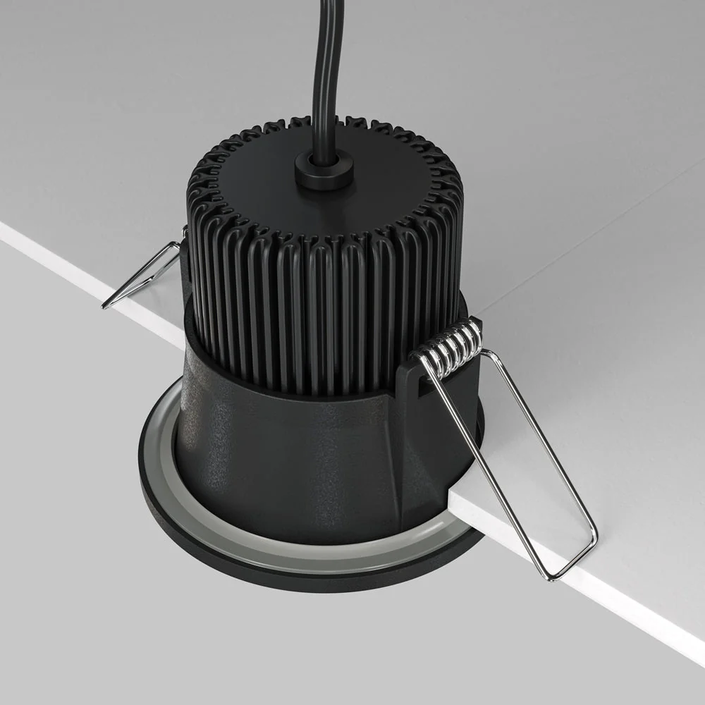 Zoom Downlight Recessed Ceiling Light - White/Black Finish - Image 11