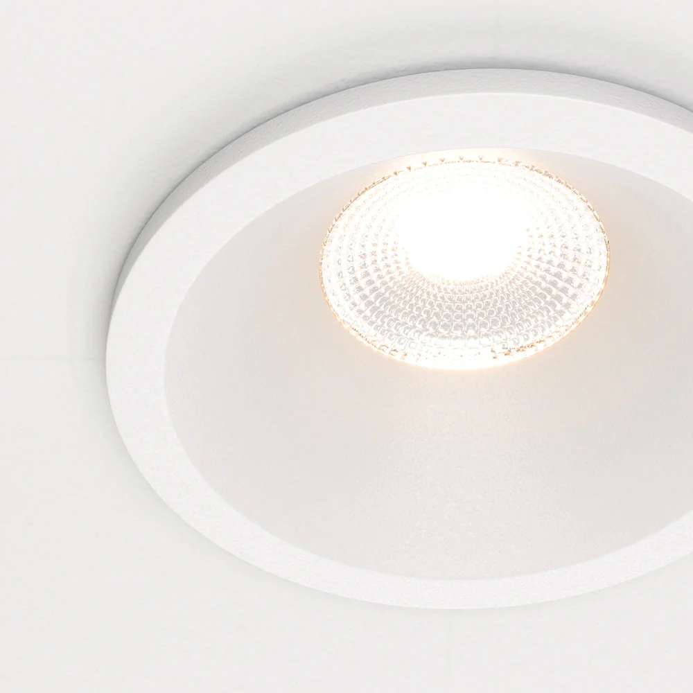 Zoom Downlight Recessed Ceiling Light - White/Black Finish - Image 2
