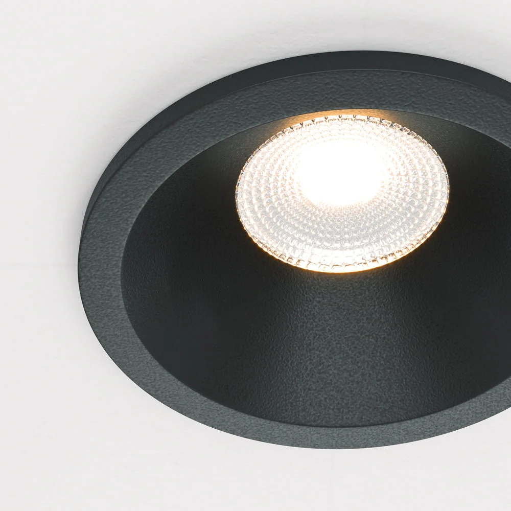 Zoom Downlight Recessed Ceiling Light - White/Black Finish - Image 8