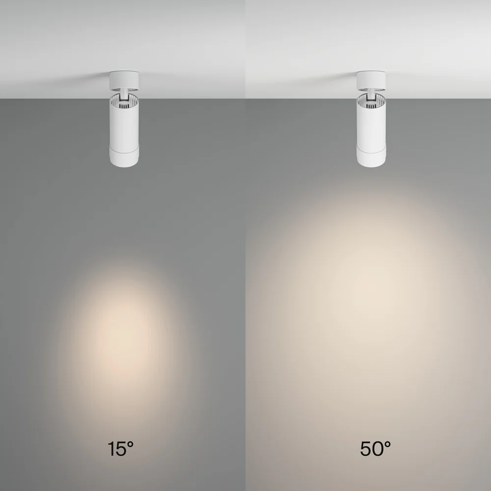 Zoom Focus Ceiling Light- Black & White Finishes - Image 11