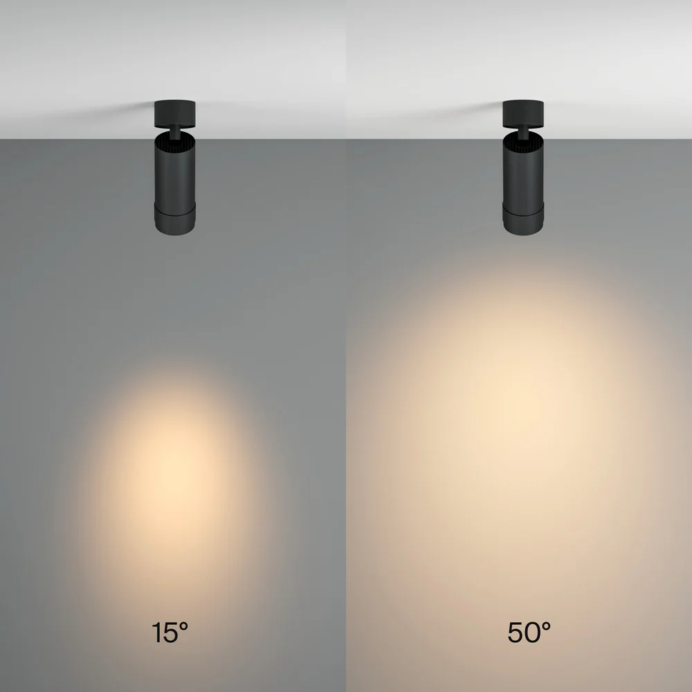 Zoom Focus Ceiling Light- Black & White Finishes - Image 12