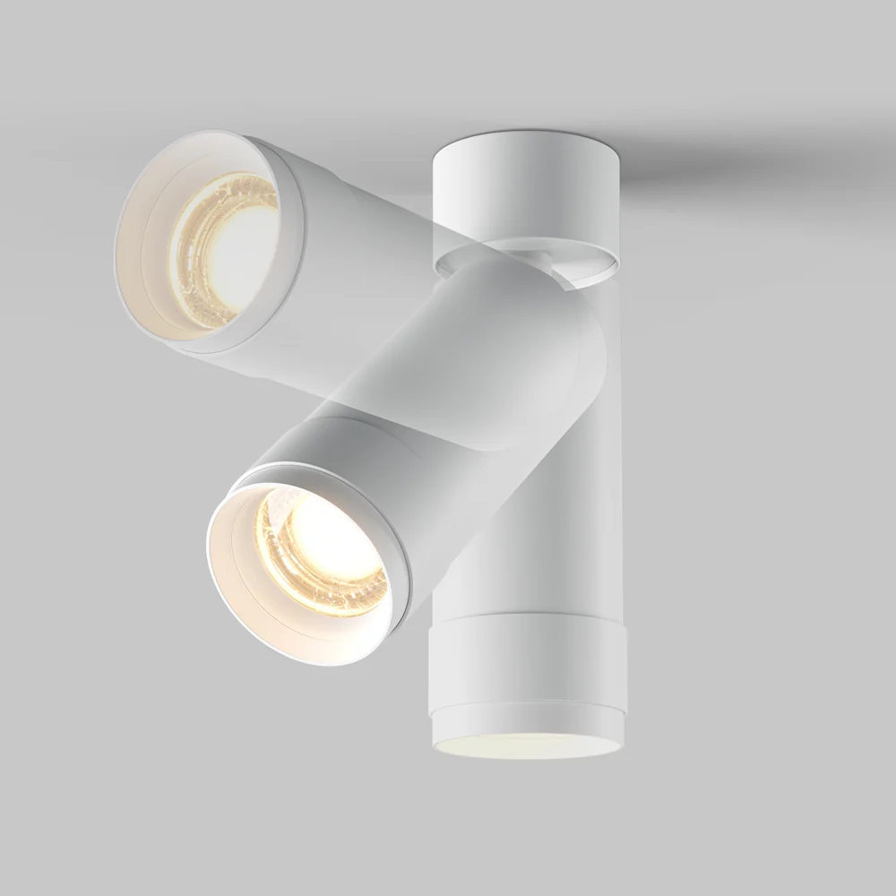 Zoom Focus Ceiling Light- Black & White Finishes - Image 6