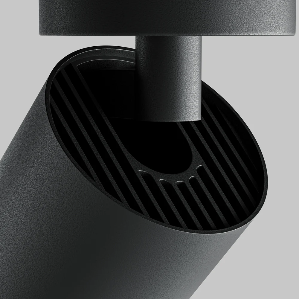 Zoom Focus Ceiling Light- Black & White Finishes - Image 9