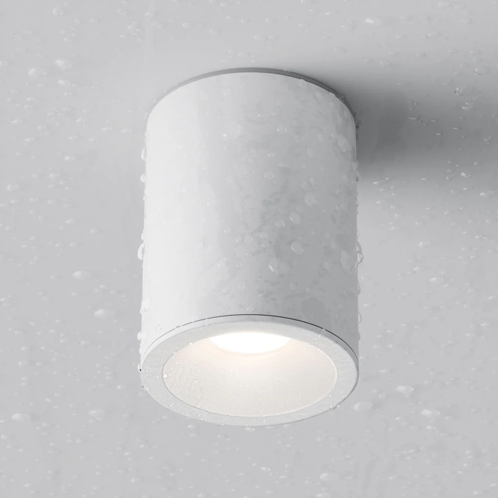 Zoom Round Flush Spotlight IP65 - White/Black - Image 7