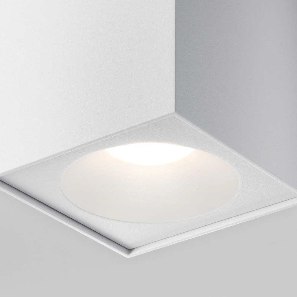 Zoom Square Flush Spotlight IP65 - Black/White - Image 7