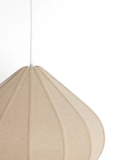 ZUBEDA Hanging Lamp - Linen Natural - Image 3