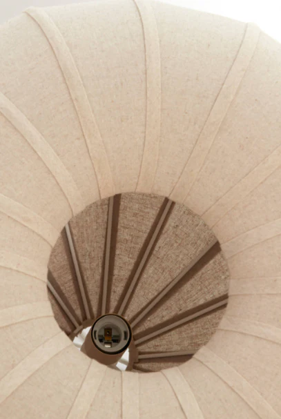 ZUBEDA Hanging Lamp - Linen Natural - Image 5