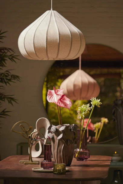 ZUBEDA Hanging Lamp - Linen Natural - Image 7